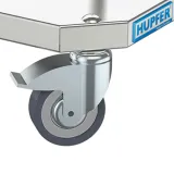 Lenkrolle mit Feststeller - LR St vzkt Rl2/75 mF - f�r Hupfer SWA - SWAF