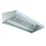 Edelstahl Wand Ablufthaube - 2300x1200 mm-FA