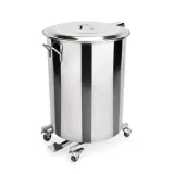 Edelstahl Tret-Abfallbeh�lter � 440 mm - 90 l
