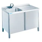 Chromonorm Sp�ltisch 1 Becken Tropffl�che STO-LSF 12-07