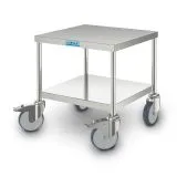 Hupfer Edelstahl K�chenhocker KHfa 45 - fahrbar