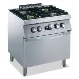ZANUSSI Professional Gasherd 4-Flammen Gasbackofen - GH7/4FLGB