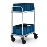 Hupfer Edelstahl Servierwagen VarioCart - VC 6x4/2 M-L - 2 Borde