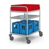 Hupfer Edelstahl Servierwagen VarioCart - VC 8x6/3 M-L - 3 Borde