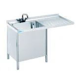 Chromonorm Edelstahl Sp�lcenter 1 Becken UBSL126