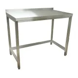 CAT-Edelstahl Arbeitstisch mit Unterbau offen - ATV06-04-30