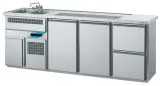 Chromonorm Getr�nke K�hltheke 2 Becken links - 2T1S