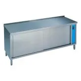 CAT-Edelstahl W�rmeschrank Schiebet�ren einseitig - Tiefe 70cm CAT-UWSE-07-10-20