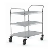 Hupfer Edelstahl Servierwagen VarioCart - VC 8x6/3 Ergo M - 3 Borde