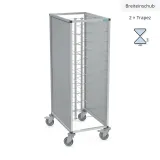 Hupfer Tablett Abr�umwagen TAWALU 1435 - 30 Trapez-Tabletts OT