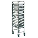 Edelstahl Regalwagen f�r 15 x 1/1 GN