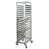 Edelstahl Regalwagen f�r 18 x 1/1 GN