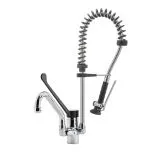 Profi Vorsp�lbrause kurz - Auslaufhahn 195mm - Einlochmischbatterie TM1L