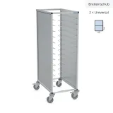 Hupfer Alu Tablett Abrumwagen TAWALU 1x2UNI - 1635