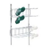 Hupfer Edelstahl Drahthalterung fr 6 Paar Schuhe H-D 600/263/191