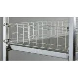 Hupfer Regal Seitengitter Edelstahl 400