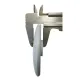 Hupfer Abweiser Rollen Satz Rundrohr GRAU - 4 Stck.