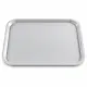 ECO Tablett 9220 in Grau, 455x355 mm aus Polypropylen mit rutschhemmender Oberfl�che, Randverst�rkung und Stapelnocken, sp�lmaschinengeeignet - Alternative zu Cambro Fast Food Tabletts f�r Kantine, Cafeteria und Abr�umwagen