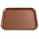 ECO Tablett 9220 in Braun aus PP-Polypropylen, Format 455x355 mm, mit verst�rktem Rand und Stapelnocken - geeignet f�r Imbiss, Fast-Food, Caf�, Cafeteria und Self-Service, Alternative zu Cambro Tabletts
