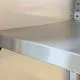 CAT-Edelstahl Hochschrank Schiebetren einseitig - Tiefe 70cm CAT-HSE-07-10-18