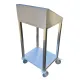 Edelstahl Schreibpult - SPF-WB-3-50 - fahrbar
