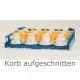 Aufgeschnittener Splkorb Typ TK_E-3x4-73 – Tassenkorb 50x50cm fr 12 Tassen mit einer Innenhhe von 73mm, ideal fr optimale Reinigung und platzsparende Lagerung.