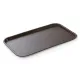 Stapelbares Mensa Tablett / Food Tray in Braun (1/1 GN, 530x325 mm) aus lebensmittelechtem Kunststoff PP. Randverstrkt, splmaschinengeeignet - ideal fr Mensa, Cafeteria und Kantine.