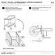 Lenkrolle Edelstahl � 125 mm mit Bremse Zapfenbefestigung