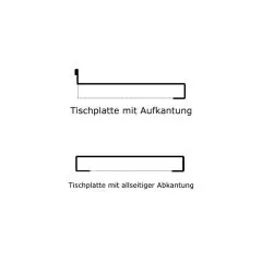 CAT-Edelstahl offener Arbeitsschrank - AKO1-60-60