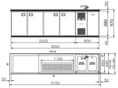 K&M Holland Getrnke Khltheke MM310-4T-2B