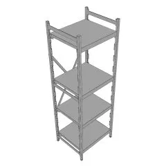 Hupfer Aluminium Regal N12-GA-FL600 T-500 B-600