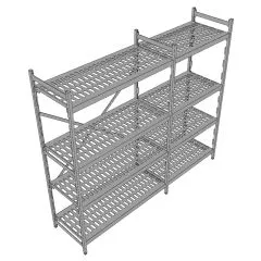 Hupfer Aluminium Regal N12-KR-FL600 T-400 B-2075