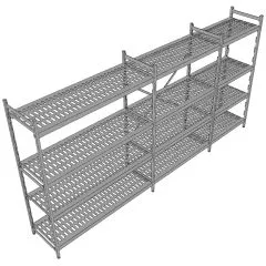 Hupfer Aluminium Regal N12-KR-FL600 T-400 B-3550
