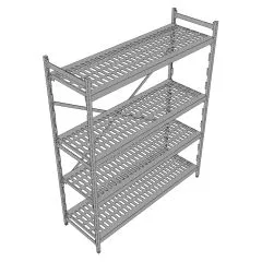 Hupfer Aluminium Regal N12-KR-FL600 T-600 B-1500