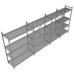 Hupfer Aluminium Regal N12-KR-FL600 T-600 B-4425