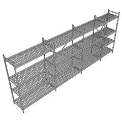 Hupfer Aluminium Regal N12-KR-FL600 T-600 B-4625
