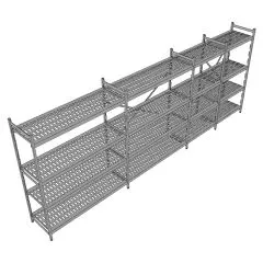 Hupfer Aluminium Regal N12-KR-FL600 T-600 B-4725