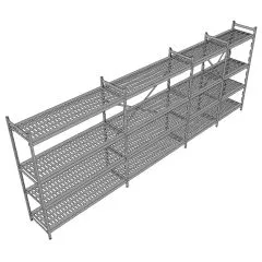 Hupfer Aluminium Regal N12-KR-FL600 T-600 B-4825