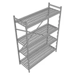 Hupfer Aluminium Regal N12-KR-FL600 T-500 B-1400