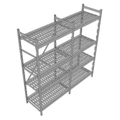 Hupfer Aluminium Regal N12-KR-FL600 T-500 B-1775