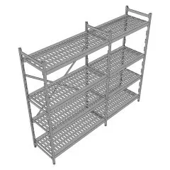 Hupfer Aluminium Regal N12-KR-FL600 T-500 B-2175