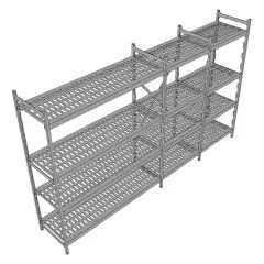 Hupfer Aluminium Regal N12-KR-FL600 T-500 B-3050