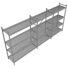Hupfer Aluminium Regal N12-KR-FL600 T-500 B-3850