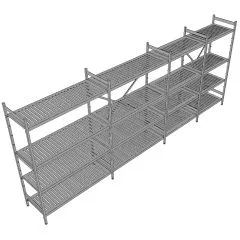 Hupfer Edelstahl Regal N5-RA-FL-600 kg T-600 B-4425