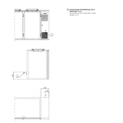 Chromonorm Abfallkhler fr 1x120-Liter-Behlter