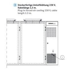 Chromonorm Abfallkhler fr 1x240-Liter-Behlter