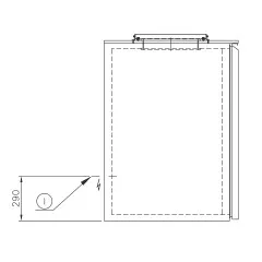 Chromonorm Abfallkhler fr 2x240-Liter-Behlter