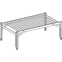 Hupfer N20 Aluminium Bodenrost 1000x600 mm