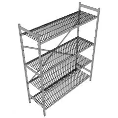 Hupfer Edelstahl Regal N5-DR-FL-600 kg T-500 B-1500