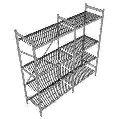 Hupfer Edelstahl Regal N5-DR-FL-600 kg T-500 B-1875